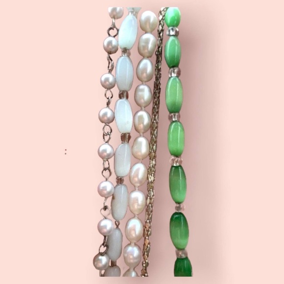 Vintage Eyewear Cord Straps Beaded Chain Holder Lot Fits Most All! - Picture 6 of 11